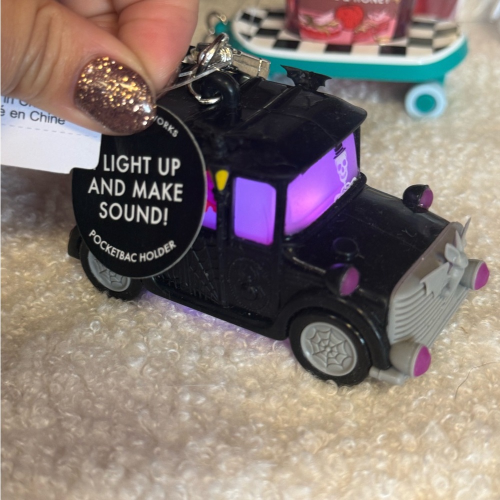 Bath & Body Works Black and Purple PocketBac Holder
